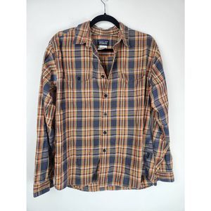 Patagonia Mens Organic Cotton Button Down Flannel Shirt Size Medium